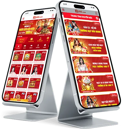 Giao diện đầy đủ tính năng trò chơi trên ứng dụng j88vip2